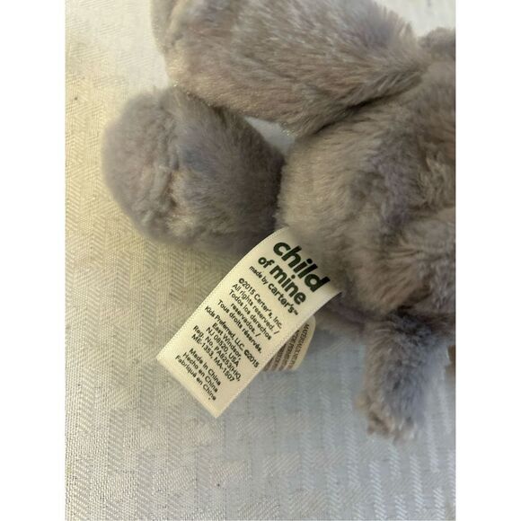 Carters Child of Mine 9" Rattle elephant plush 2015 replacement - Picture 4 of 4